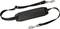 A black shoulder strap with adjustable buckles and carabiners at both ends.