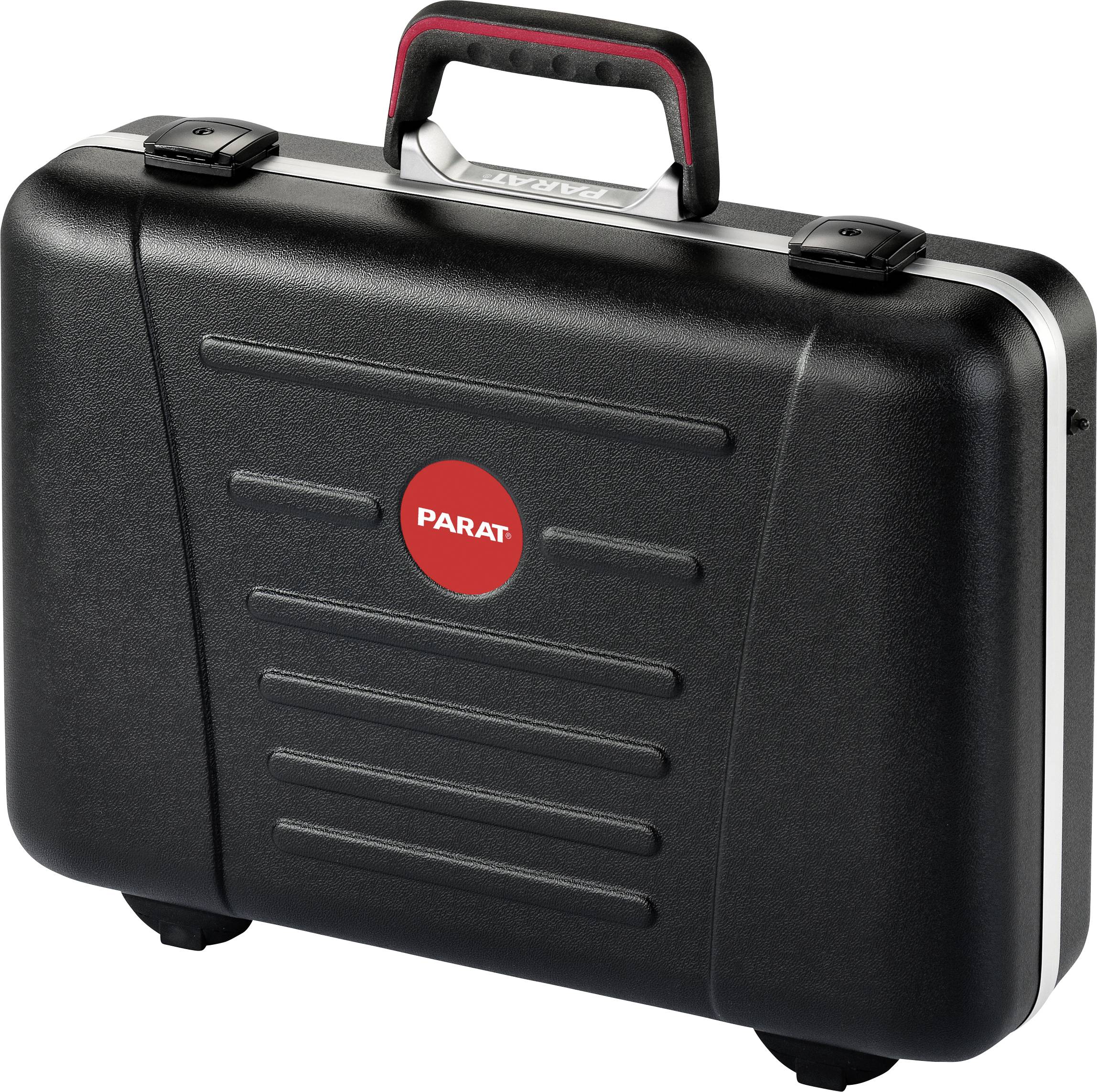 A black tool case with a red handle, 'PARAT' brand logo in the centre.