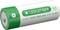 Green and white lithium-ion battery by 'LEDLENSER', model 26650, 5000 mAh, 3.7V, 18.5Wh.