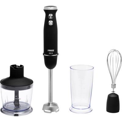 Image of Princess 01.221220.01.001 Hand-held blender 800 W stepless speed control Black, Silver