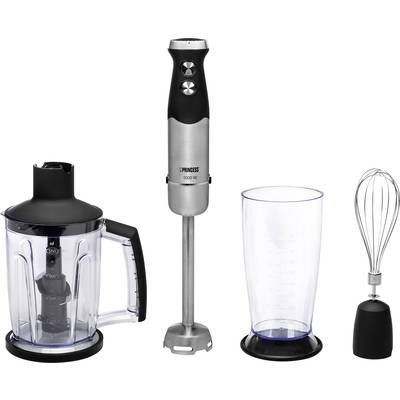 Image of Princess 01.221221.01.001 Hand-held blender 1000 W stepless speed control Silver, Black