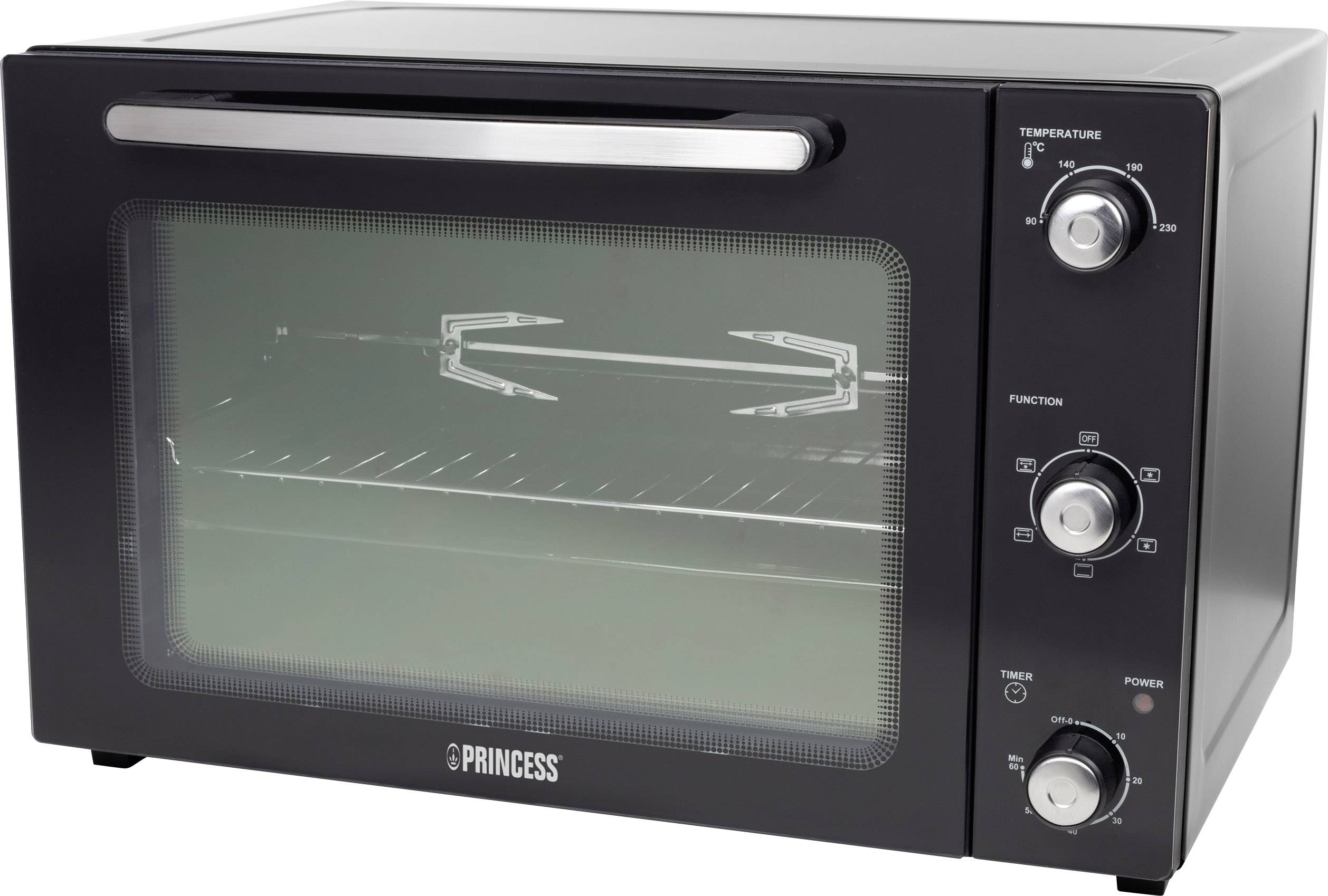 mate logboek optie Princess 01.112761.01.001 Mini oven with manual temperature settings, Timer  fuction, with convection, corded 55 l | Conrad.com