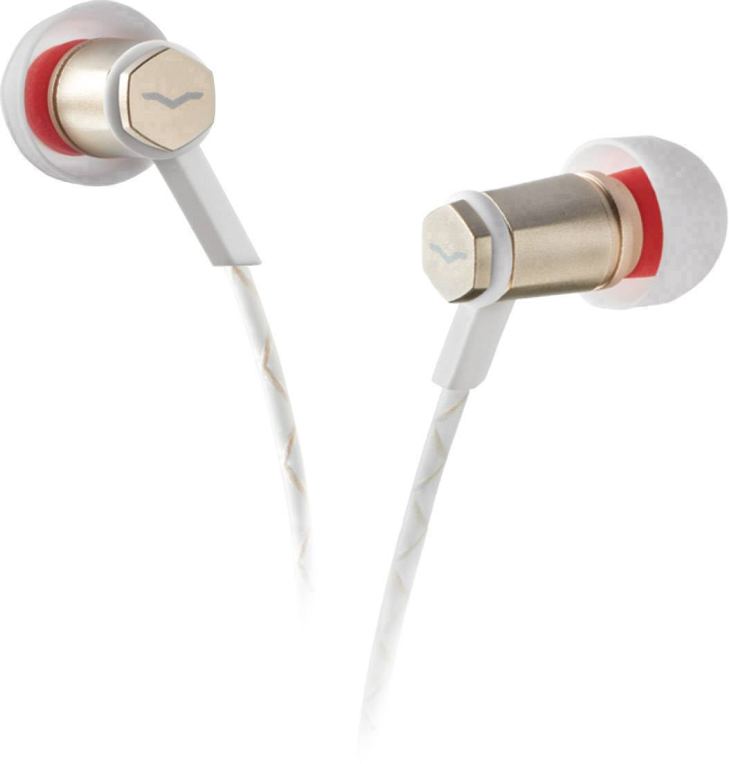 V Moda Forza Metallo Sports In-ear headphones Corded (1075100) Gold  High-resolution audio Headset, Sweat-resistant, Wat | Conrad.com