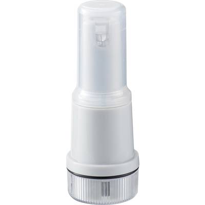 Transparent plastic container with spray nozzle, likely for cosmetic or cleaning liquids.