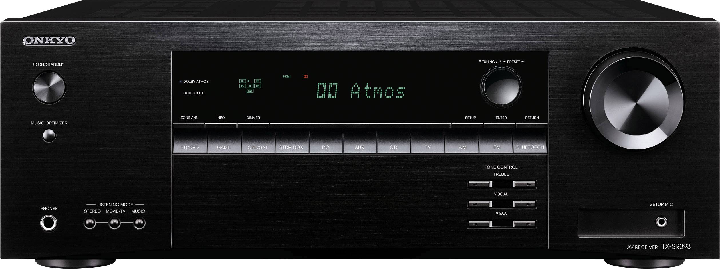 Onkyo TX-SR393 5.2 AV receiver 5x155 W 