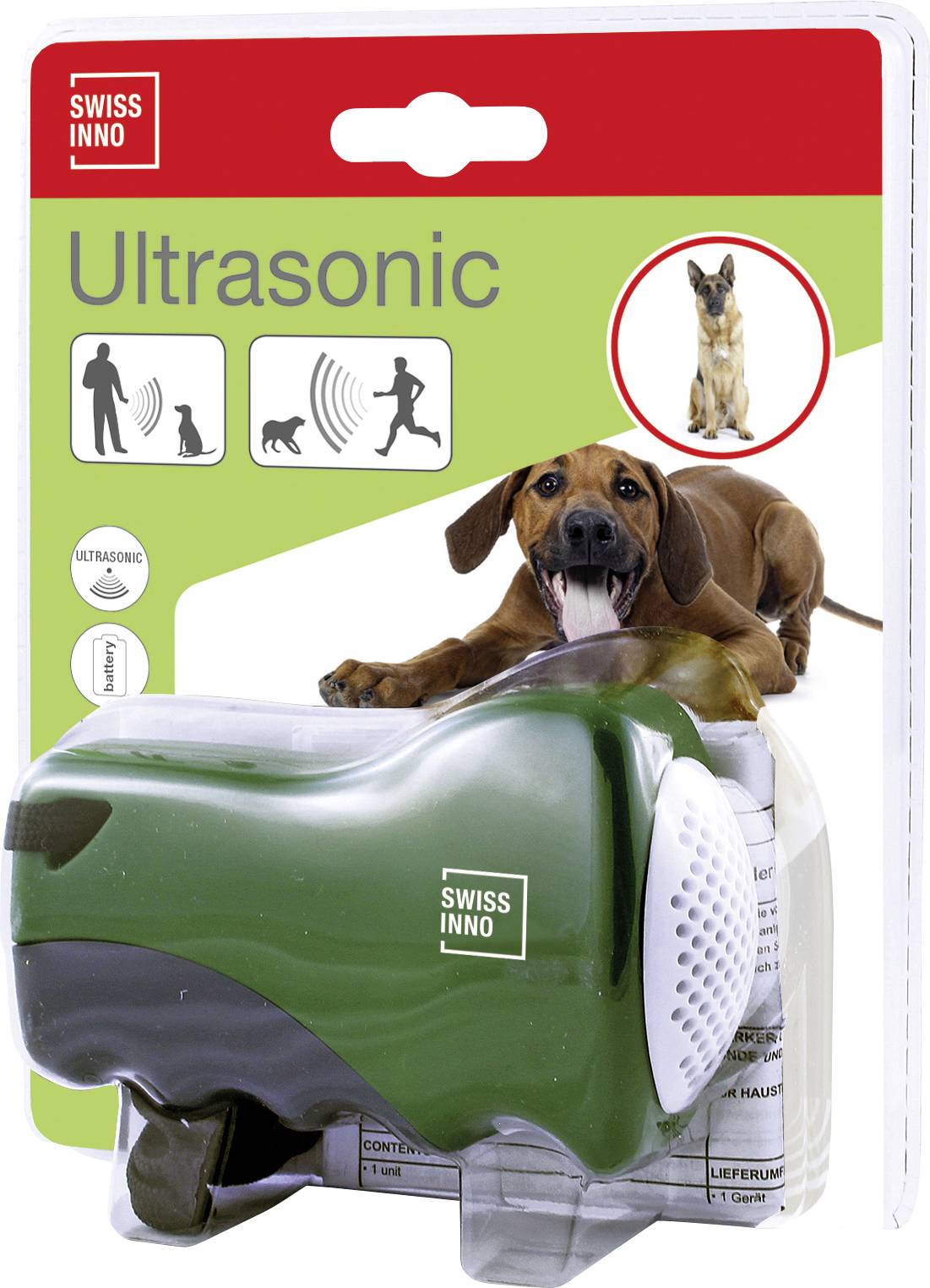Swissinno Ultrasonic Animal deterrent Working principle Multi-frequency 1 pc(s)