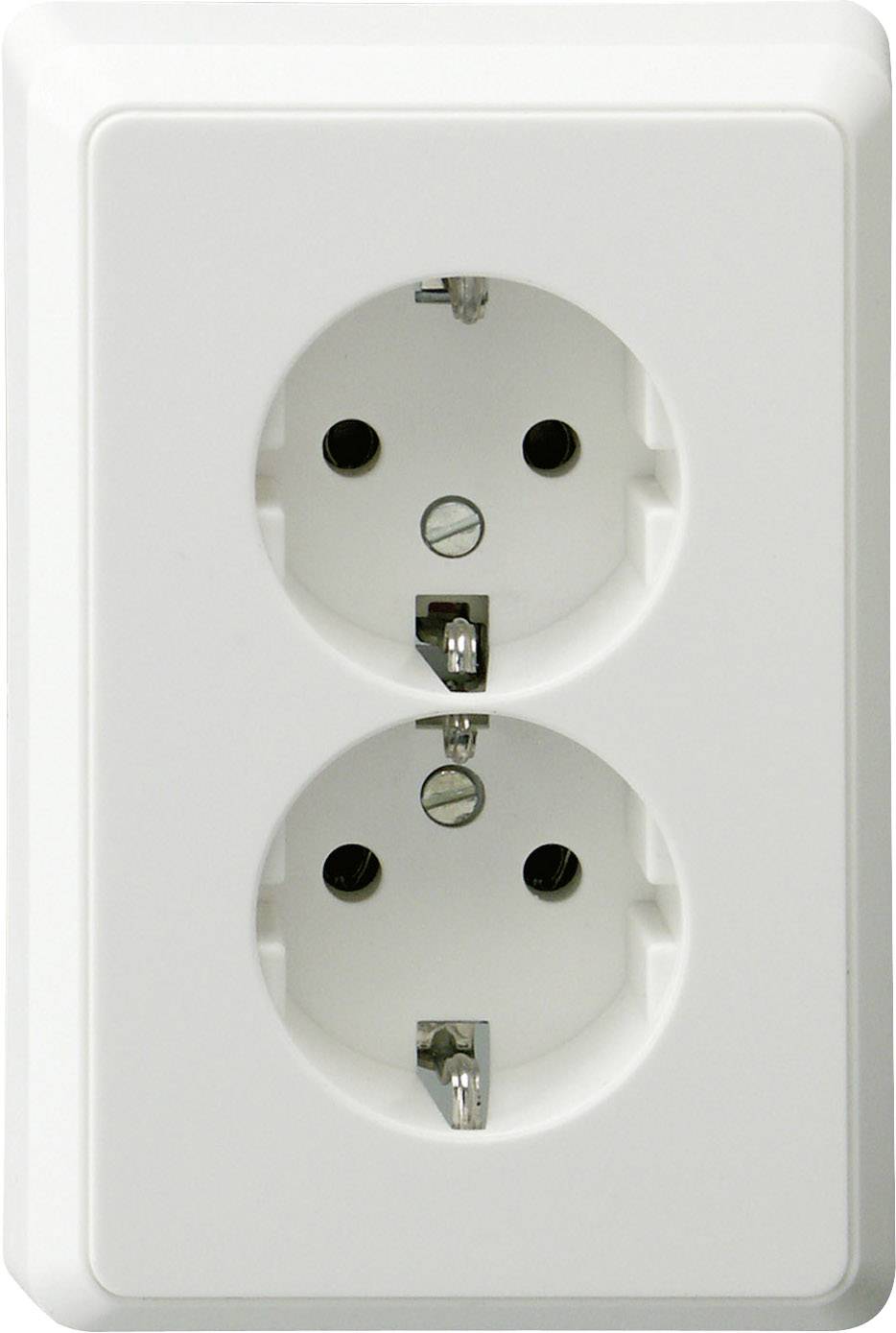 Image of REV 0510066992 2x Flush-mount socket IP20 White