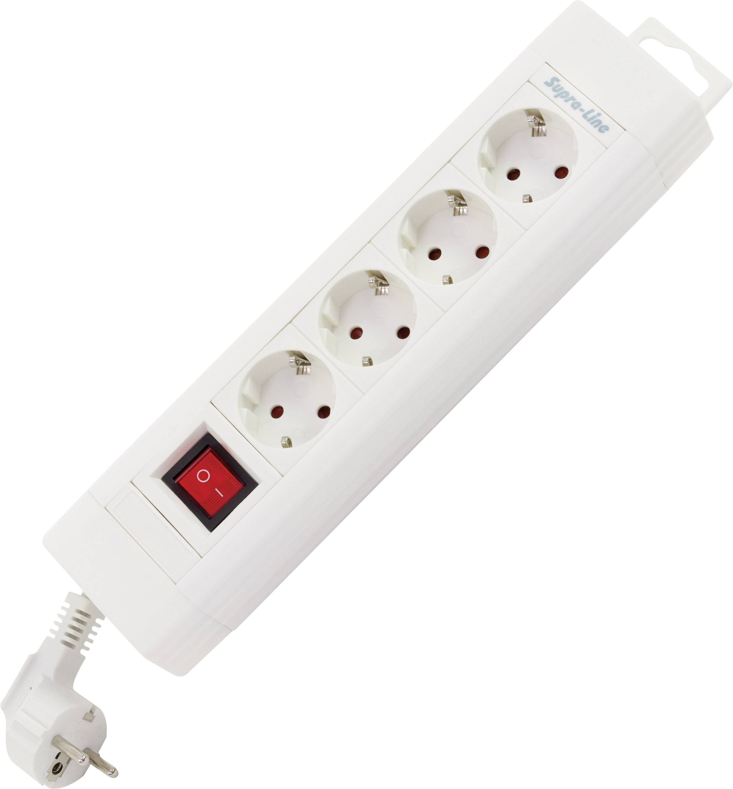 Image of REV 0014412113 Power strip (+ switch) 4x White PG connector 1 pc(s)