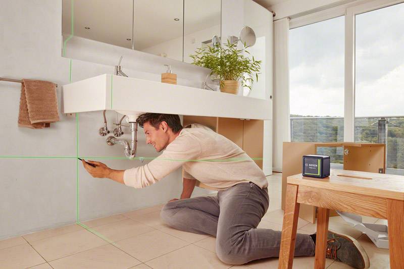 Bosch Home and Garden Quigo green Cross line laser-1