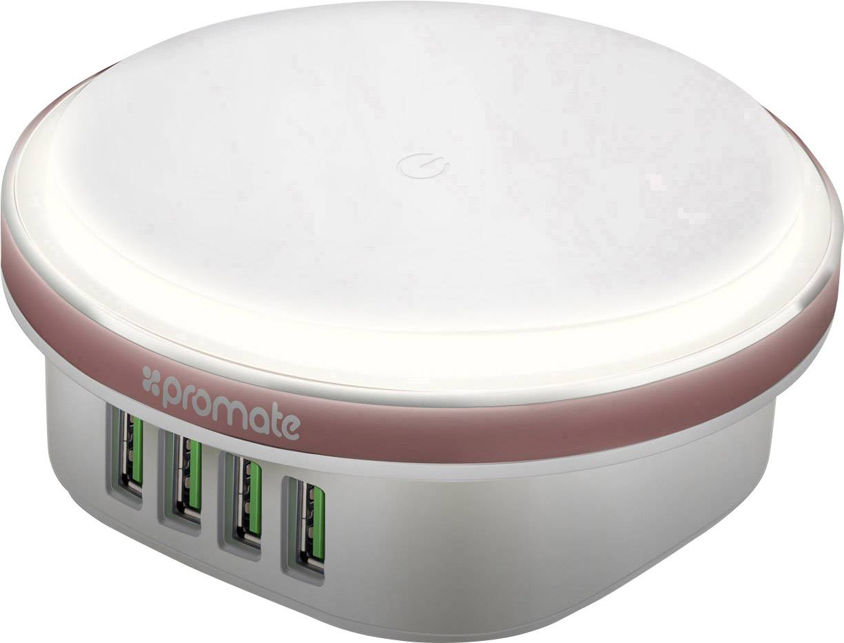 Pro Mate ChargeLite-4 USB charging station Mains socket Max. output current 4400 mA USB No. of outputs: 4 x-6