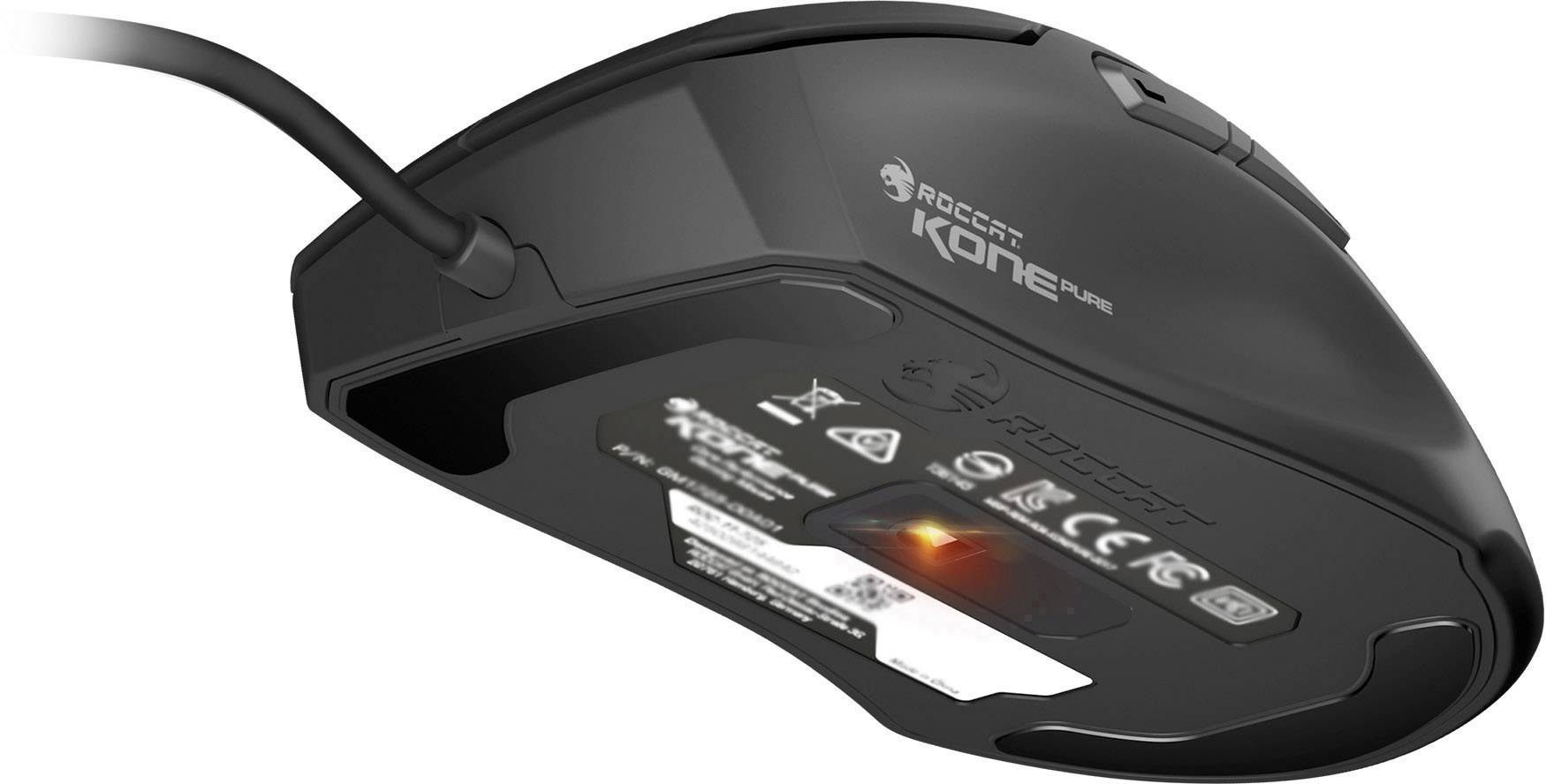 Roccat Kone Pure Se Usb Gaming Mouse Optical Backlit Ergonomic Black Conrad Com