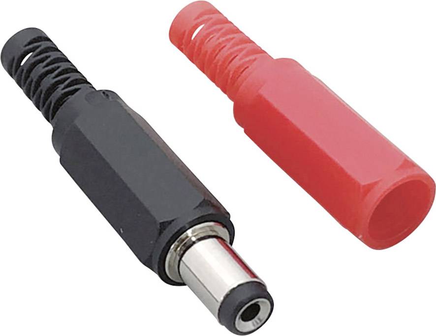 BKL Electronic 075239 Low power connector Plug, straight 5.50 mm 2.50 mm 1 Set-0