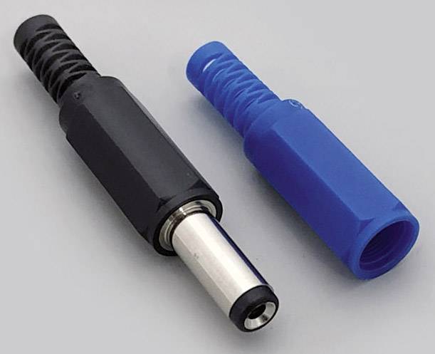 BKL Electronic 075237 Low power connector Plug, straight 5.50 mm 2.10 mm 1 Set-0