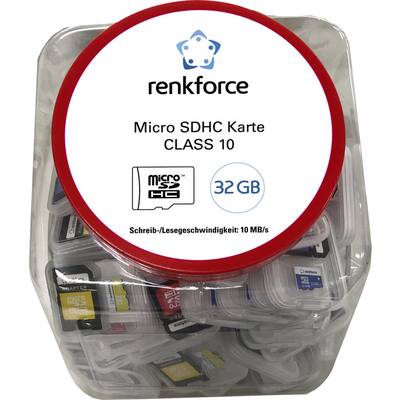 Renkforce microSD card 32 GB Class 10