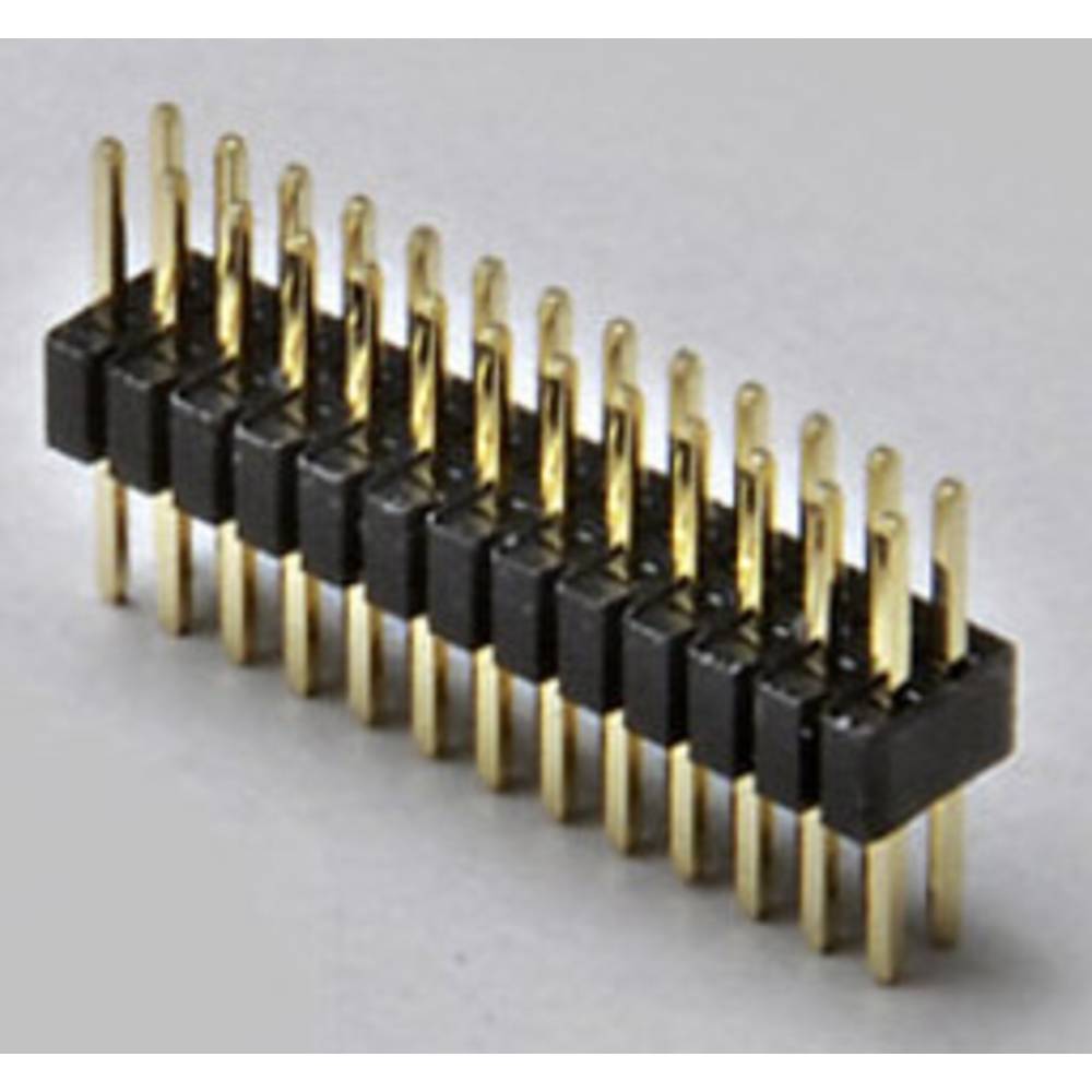 BKL Electronic Pin strip (standard) No. of rows: 2 Pins per row: 6 10120743 1 pc(s)