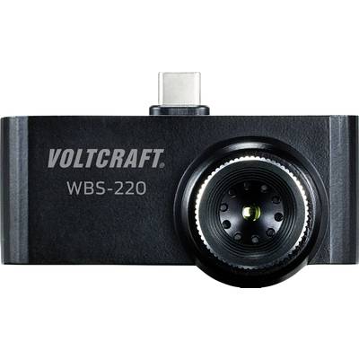 VOLTCRAFT WBS-220 Smartphone thermal imager  -10 up to 330 °C 206 x 156 Pixel 9 Hz Android USB-C® port
