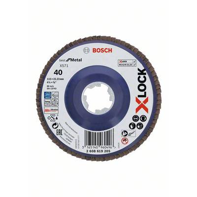 Bosch Accessories 2608619205 Bosch  Diameter 115 mm Bore diameter 22.23 mm  1 pc(s)