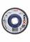 'Sanding flap disc, Bosch X-Lock, Grit 40, Diameter 115 mm. Suitable for metalworking.'