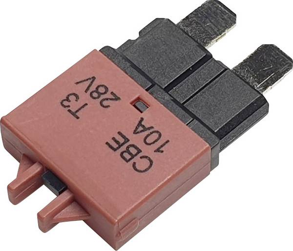 Hansor Circuit Breaker Standard, type 3, Manual Reset, 10A CBE3 Series 10A Standard mini blade-type fuse circuit breaker 10 A Red 1 pc(s)