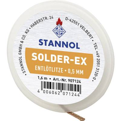 Stannol Solder-Ex Desoldering braid Length 1.6 m  