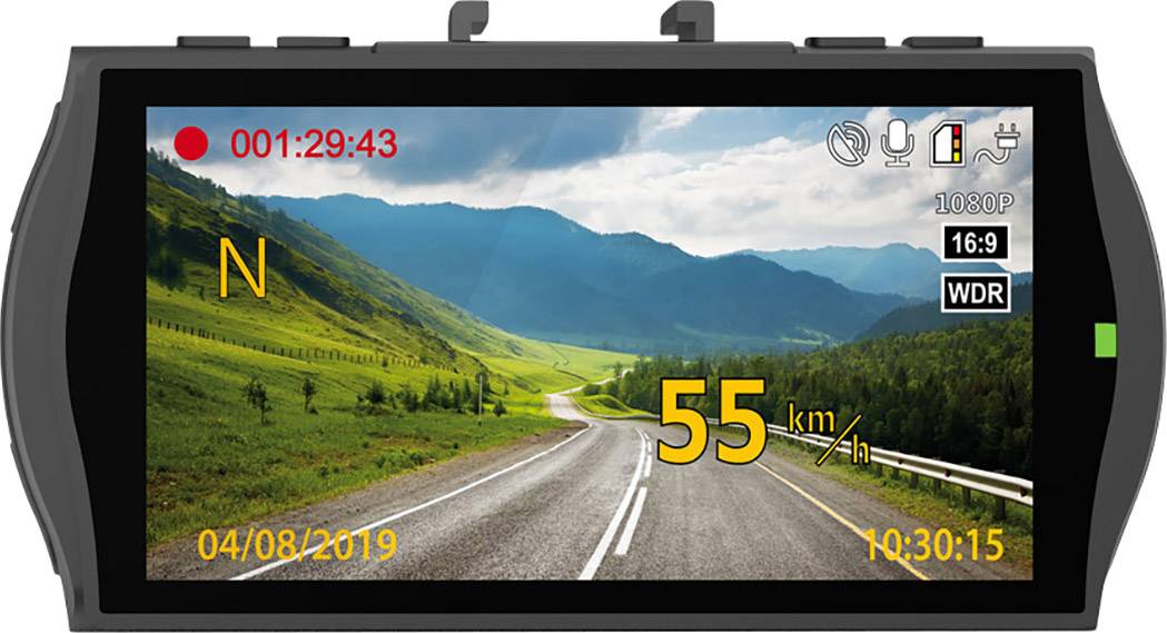 Lamax C9 Dashcam with GPS Horizontal viewing angle (max.)=150 °-9