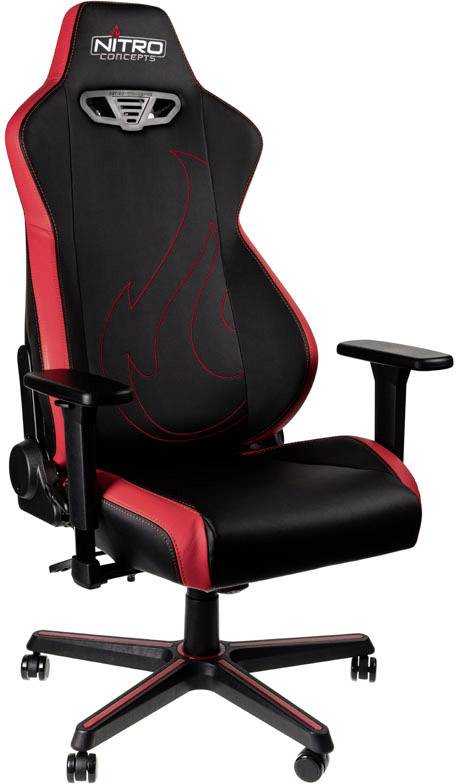 Nitro Concepts S300 Ex Inferno Red Gaming Chair Black Red Conrad Com