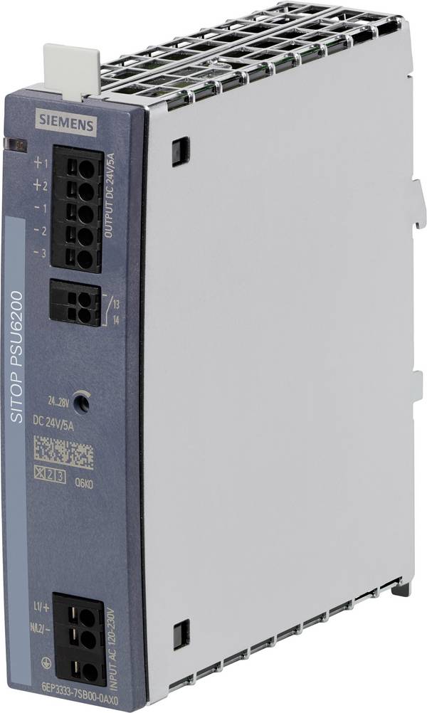 Siemens 6EP33337SB000AX0 Power supply unit 24 V 5 A 120 W No. of outputs:1 x Content 1 pc(s)