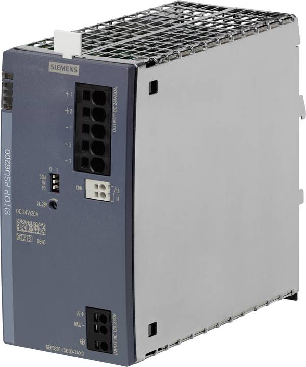 Siemens 6EP33367SB003AX0 Power supply unit 24 V 20 A 480 W No. of outputs:1 x Content 1 pc(s)
