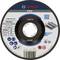 Bosch grinding disc for metalworking, 125 mm diameter, with X-Lock and Universal Brand Fit, suitable for angle grinders.