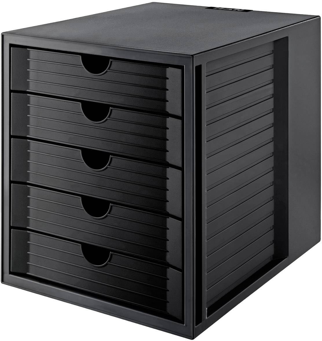 HAN SYSTEMBOX KARMA 14508-13 Desk drawer box Black A4, C4 No. of drawers: 5