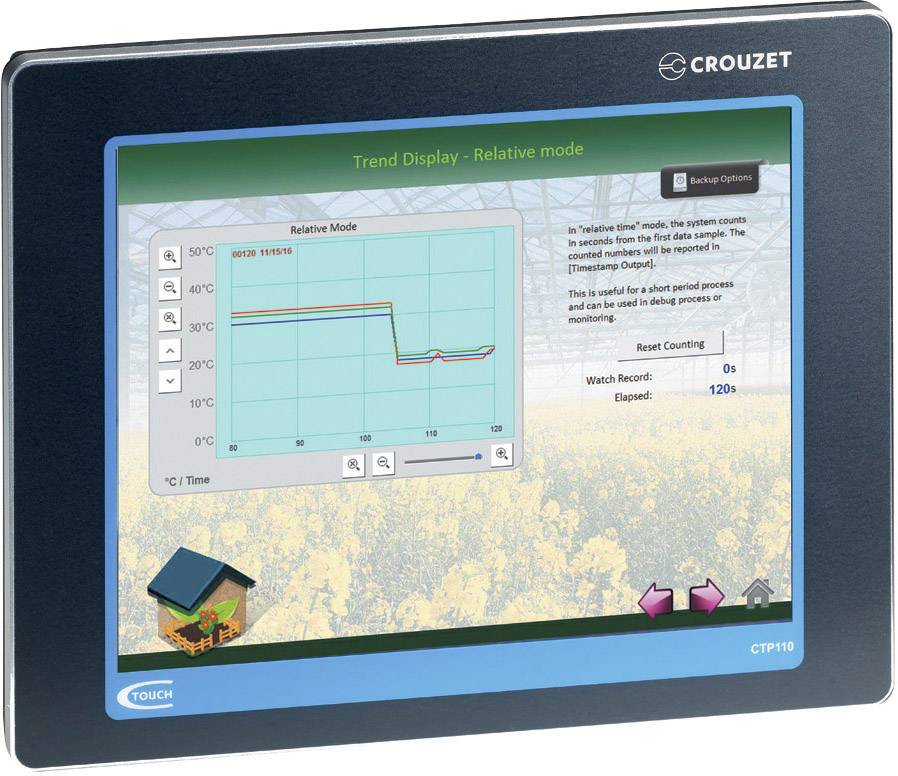 Crouzet 88970574 Human Machine Interface PLC display extension-0