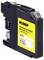 Remanufactured yellow inkjet cartridge labeled 'KMP B73Y,' compatible with Brother LC-22UY printers.
