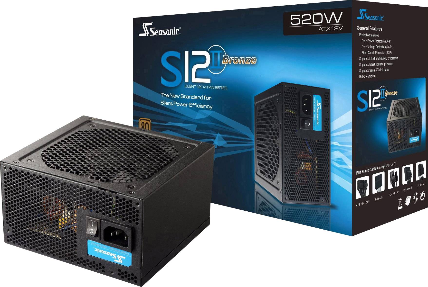 Seasonic s12ii-520 80+ bronze (4711173870784)