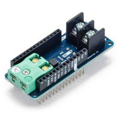 Image of a small electrical module with connection terminals and pin headers, potentially suitable for controlling devices or sensors.