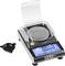 A digital precision balance by Kern with a transparent protective cover. Display shows '0.000', maximum capacity 50g.