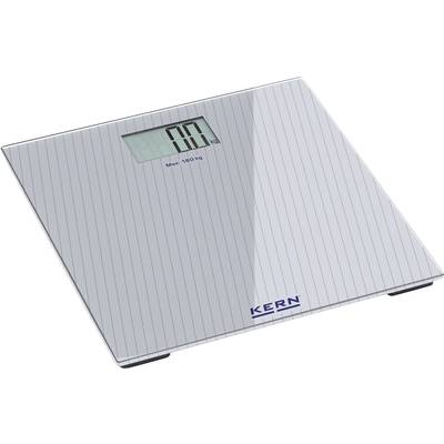 Digital bathroom scales with a display showing '0.0 kg'. Suitable up to 180 kg. Brand: Kern.