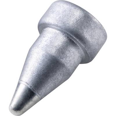 Silver soldering tip attachment, conical shape, suitable for precise soldering in electronics or small metalwork.