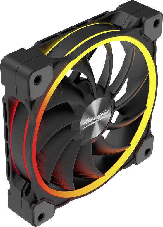 Alpenföhn Wing Boost 3 ARGB PC fan Black, RGB (W x H x D) 120 x 120 x 25 mm incl. LED lighting-1