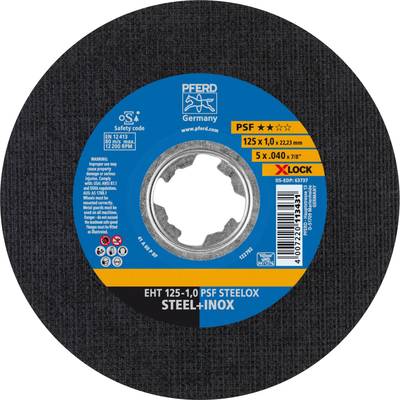 PFERD PSF STEELOX 61721101 Cutting disc (straight) 125 mm 25 pc(s) Stainless steel, Steel