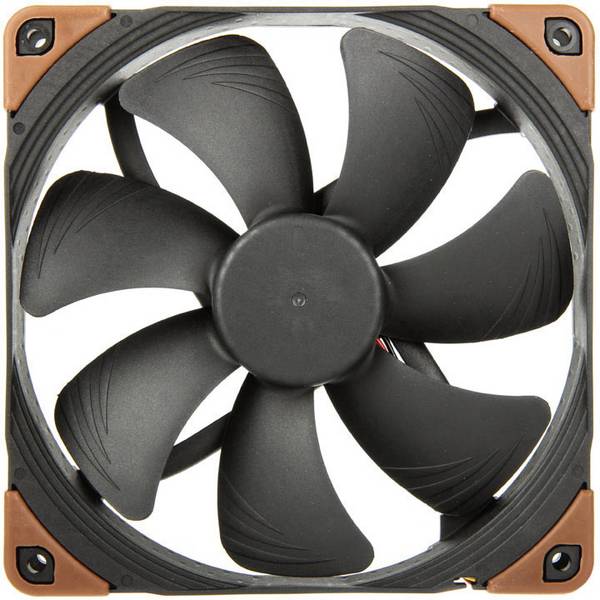 Noctua NF-A14 industrialPPC-3000 PWM PC fan Black, White (W x H x D) 140 x 140 x 25 mm
