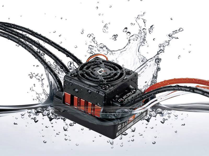 Hobbywing QuicRun WP10BL60 Model car brushless speed control Load (Amp max.): 360 A-1