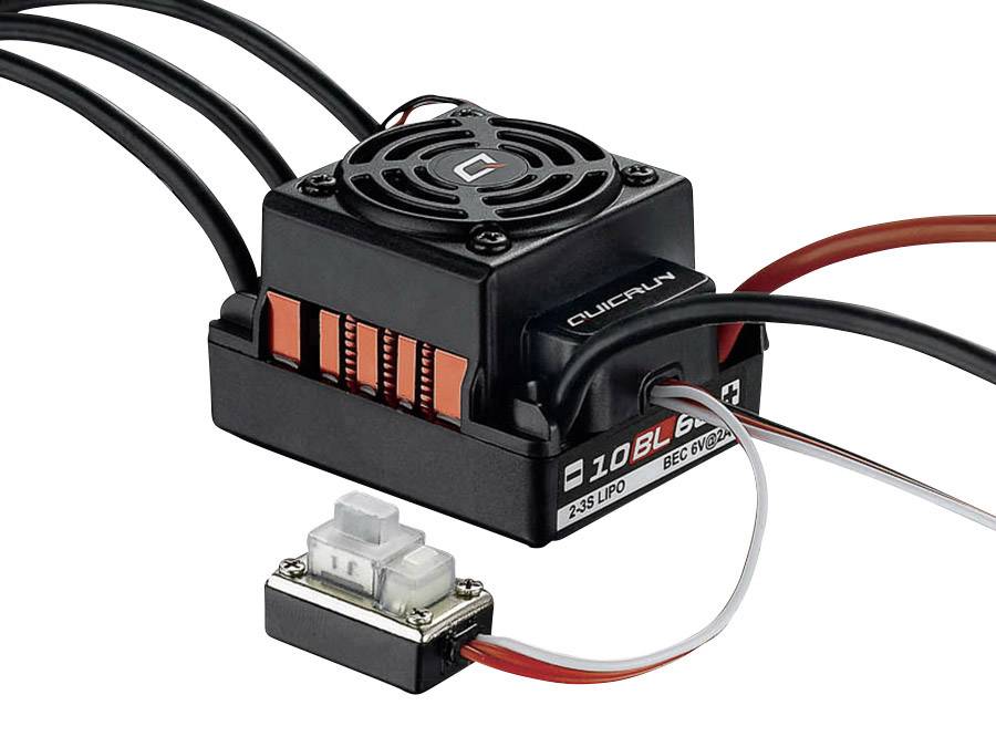 Hobbywing QuicRun WP10BL60 Model car brushless speed control Load (Amp max.): 360 A-2