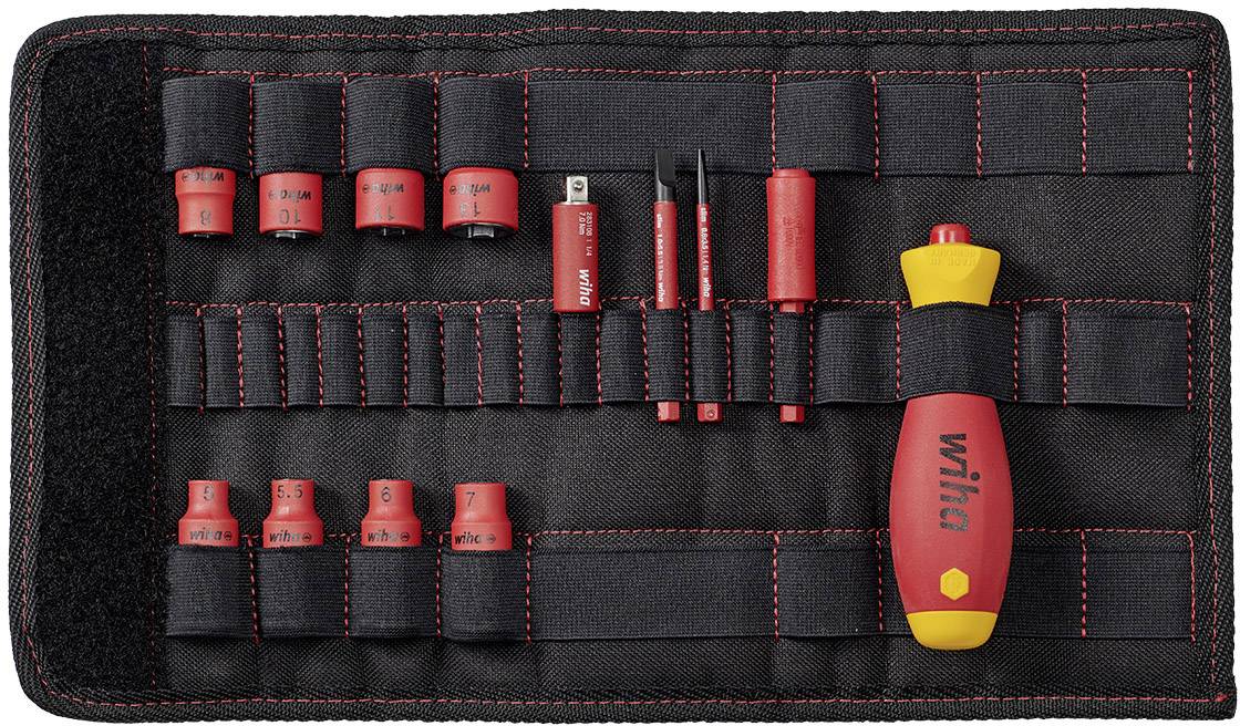Wiha Slim Vario® electric Screwdriver set 14-piece Slot, Hex head