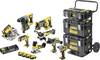 DEWALT DCK856P4-QW DCK856P4-QW Tool kit Cordless impact driver, Cordless impact driver, Cordless hammer drill combo, Cordless angle grinder, Cordless recipro saw, Cordless jigsaw, Cordless handheld circular saw, Cordless LED light, Battery 8-piece