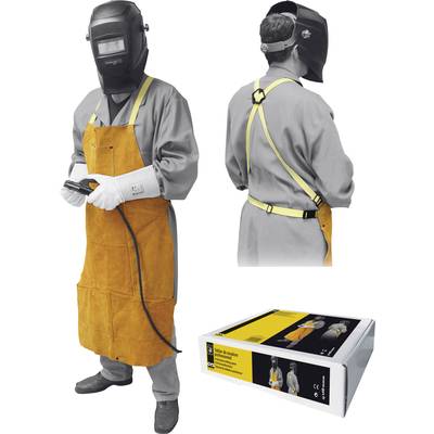 Toparc 045217 Professional welding apron      Material (details): Leather