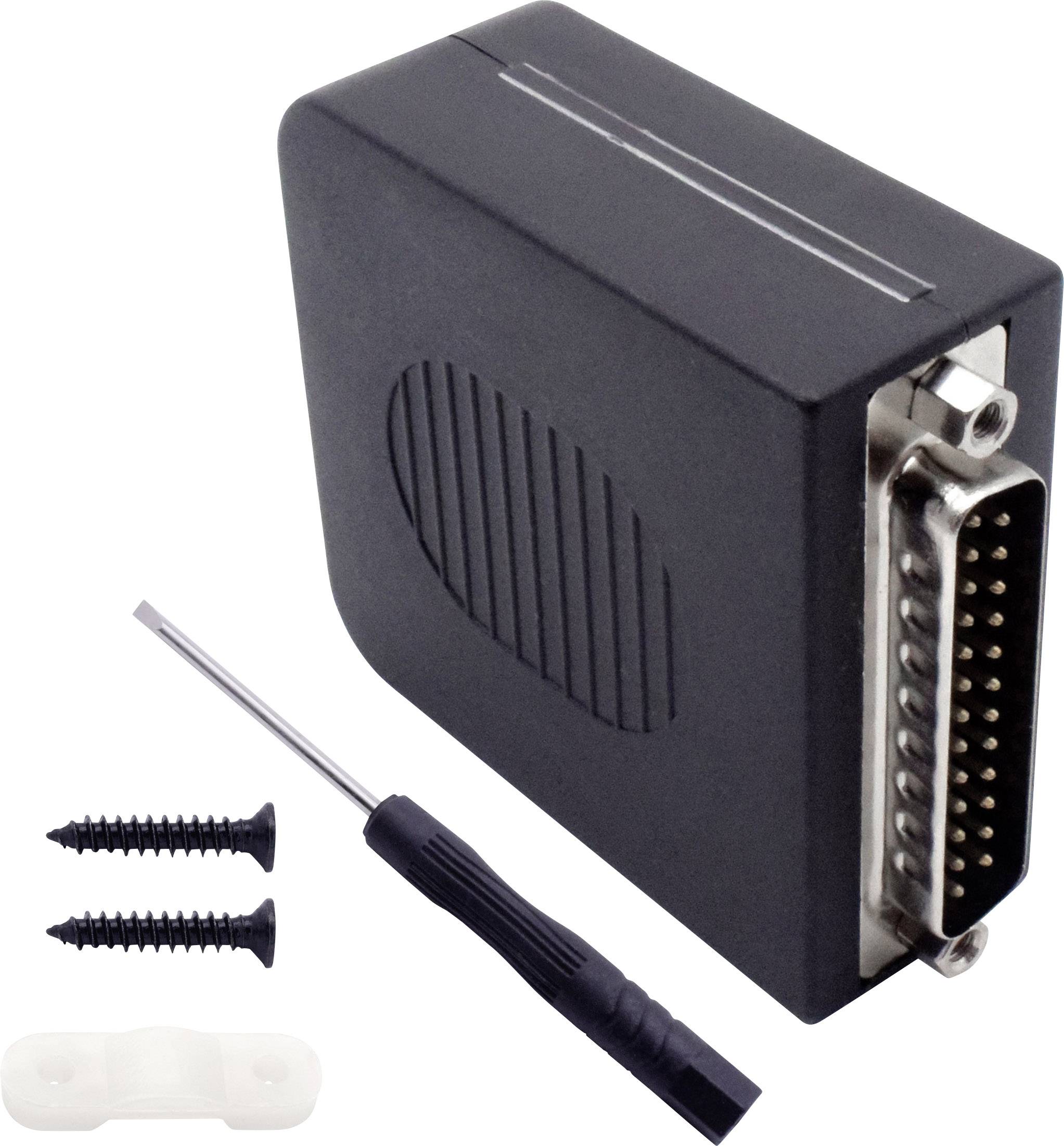 TRU COMPONENTS T1904C100 D-SUB pin strip set Number of pins: 25 Screws 1 pc(s)-4