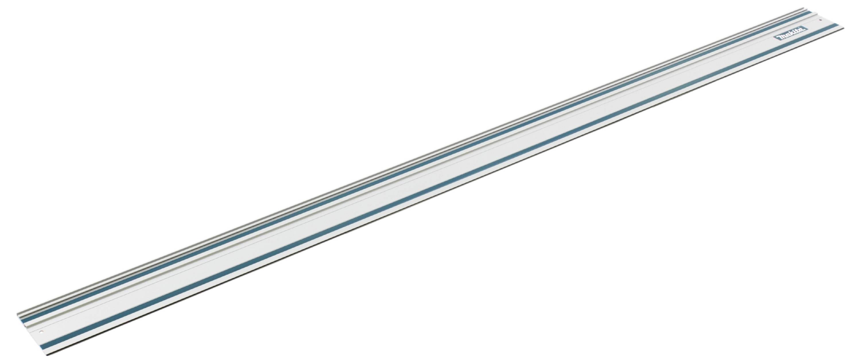 A long, white ruler with blue stripes, marked in centimetres and millimetres. Suitable for technical drawing.