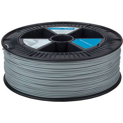 A large reel of grey 3D printer filament from BASF.