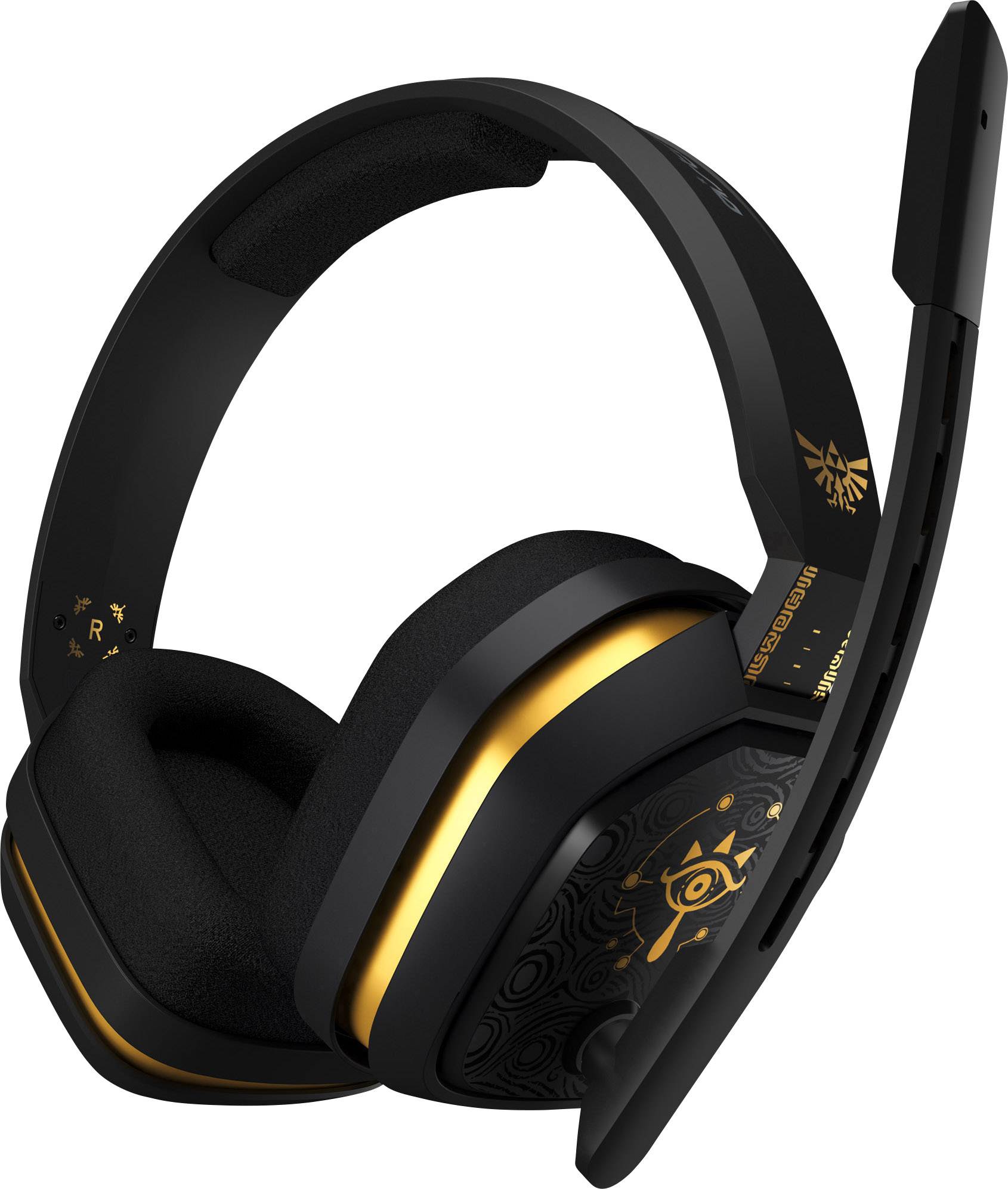 douche solide gezond verstand Astro A10 Zelda: Breath of the Wild™ Gaming Over-ear headset Corded  (1075100) Stereo Black, Gold Microphone noise cancel | Conrad.com