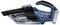 A blue, cordless handheld vacuum cleaner by Bosch with an 18V battery, compact design and transparent dust chamber, suitable for quick cleaning.